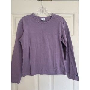 Columbia Shirt Womens Medium Purple Long Sleeve Crewneck Pullover Ladies